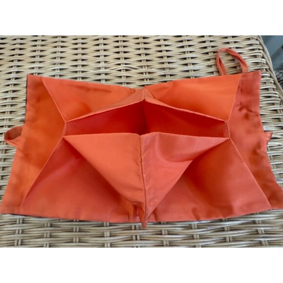 Vintage MCM Swedish Jewelry Pouch Peach With Deer Atomic Animals - Picture 7 of 9